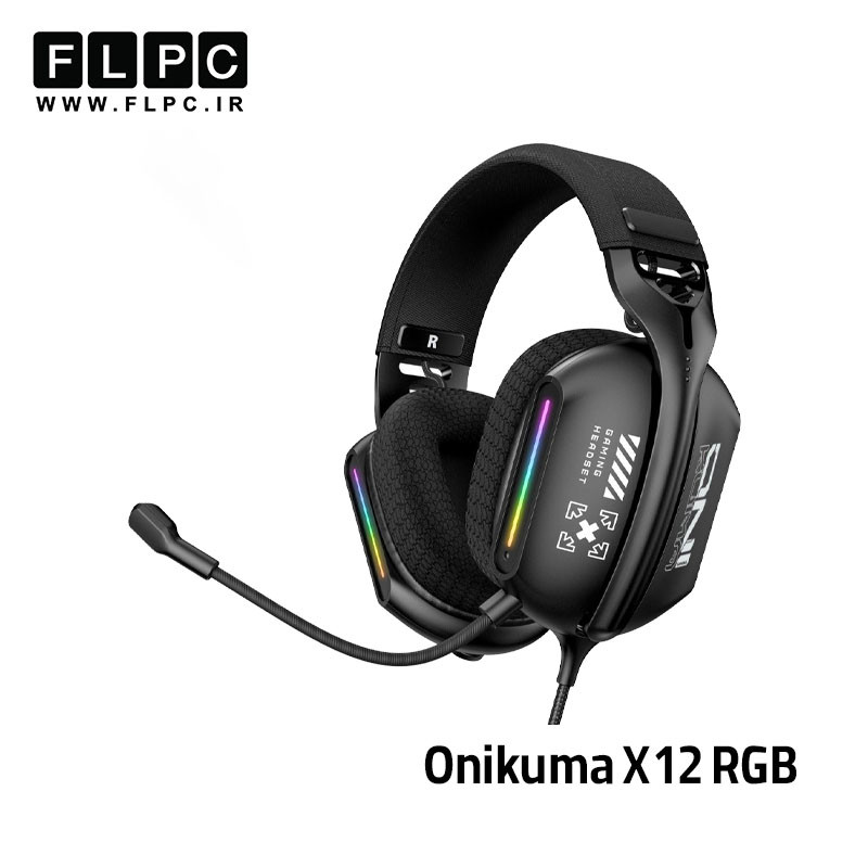 هدست گیمینگ اونیکوما مدل Onikuma X12 RGB