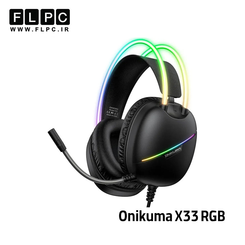 هدست گیمینگ اونیکوما مدل Onikuma X33 RGB
