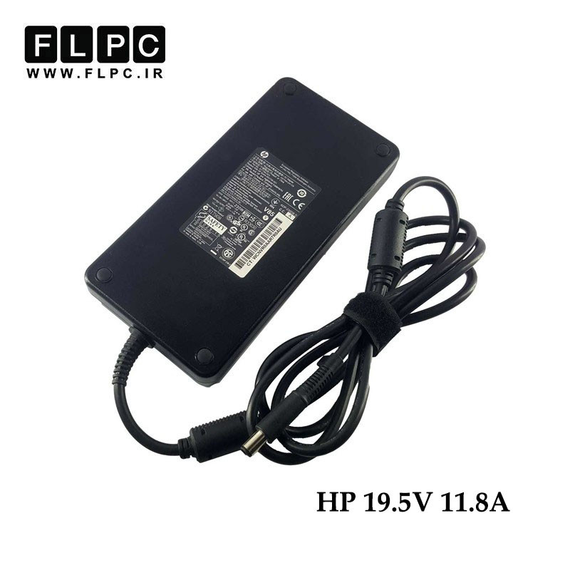 آداپتور لپ تاپ اچ پی HP 19.5V 11.8A Slim _5.0*7.4 کابل PC