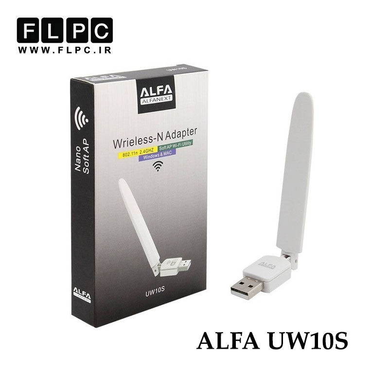 کارت شبکه USB آلفا مدل Alfa UW10s