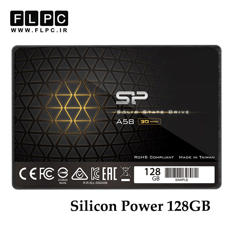 هارد SSD لپ تاپ 128 گیگابایت Silicon Power مدل A58