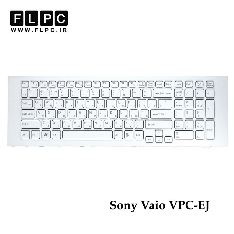کیبورد لپ تاپ سونی Sony Vaio VPC-EJ سفید