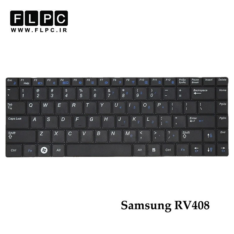 کیبورد لپ تاپ سامسونگ Samsung RV408 مشکی- اینترکوچک