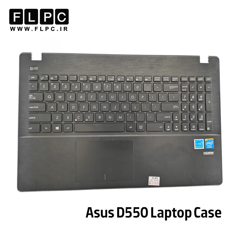 قاب دور کیبورد + کیبورد لپ تاپ ایسوس Asus D550 _Cover C دست دوم