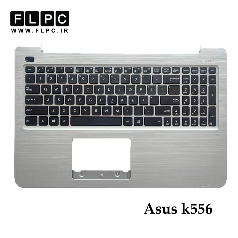 قاب دور کیبورد + کیبورد لپ تاپ ایسوس Asus K556 _Cover C دست دوم