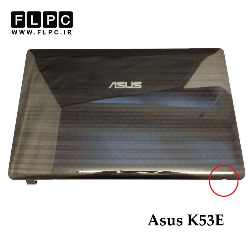 قاب پشت ال سی دی لپ تاپ ایسوس Asus K53E مشکی- دست دوم
