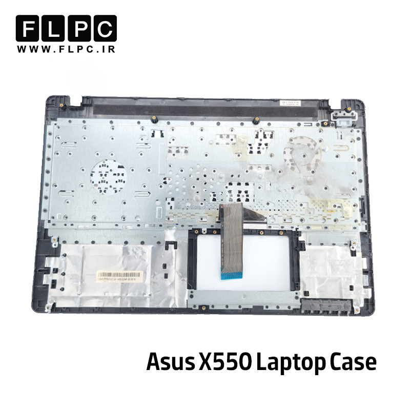 قاب دور کیبورد لپ تاپ ایسوس Asus X550 _Cover C -AMD نقره ای- اینتر کوچک- دست دوم