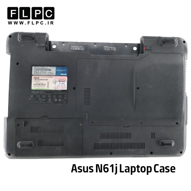 قاب کف لپ تاپ ایسوس Asus N61 _Cover D مشکی- دست دوم