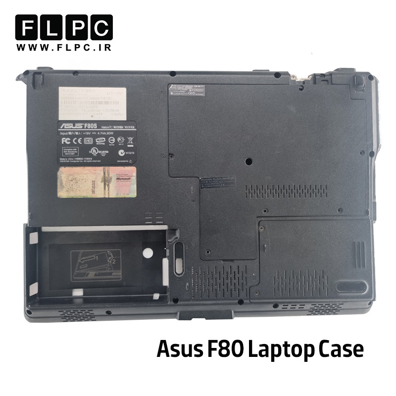 قاب کف لپ تاپ ایسوس Asus F80 _Cover D مشکی- دست دوم