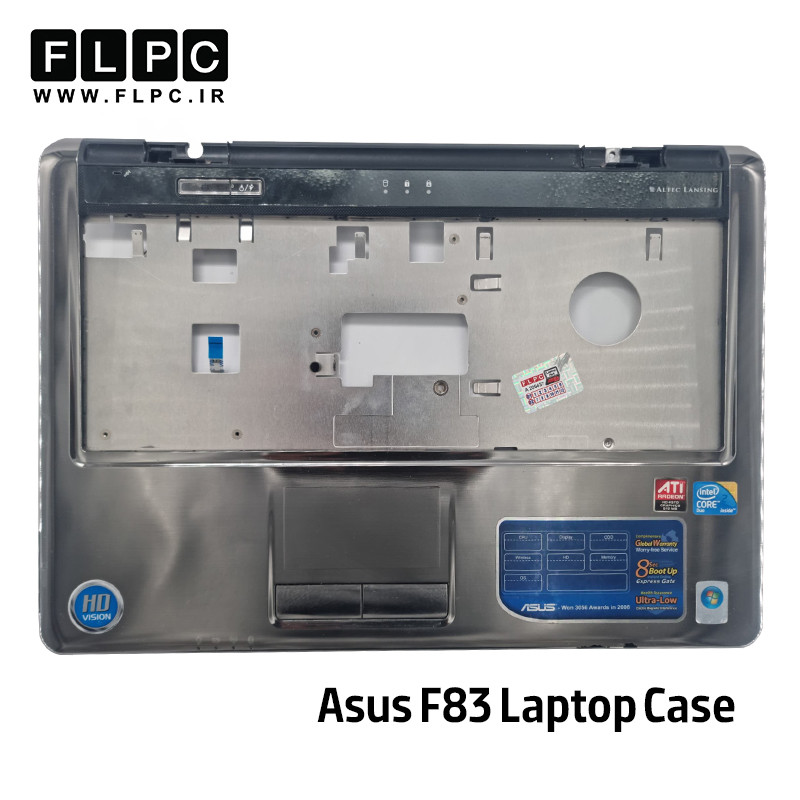 قاب دور کیبورد لپ تاپ ایسوس Asus F83 _Cover C -Intel نقره ای- دست دوم