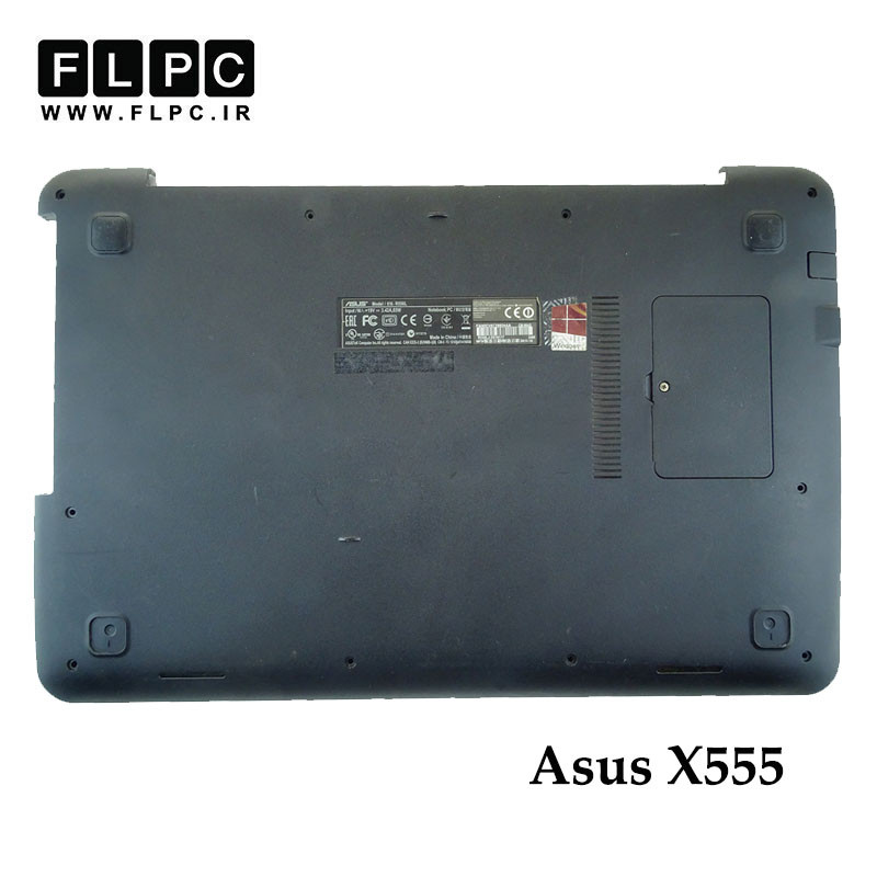 قاب کف لپ تاپ ایسوس Asus X555 _Cover D مشکی- دست دوم