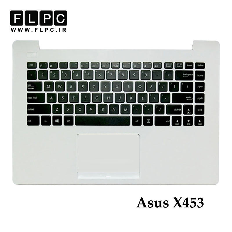 قاب دور کیبورد + کیبورد لپ تاپ ایسوس Asus X453 _Cover C دست دوم