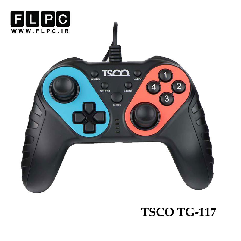 دسته بازی سیم دار تکی تسکو مدل TSCO TG-117
