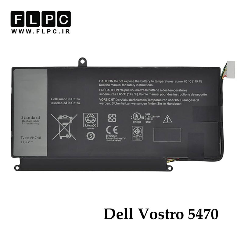 باتری لپ تاپ دل Dell Vostro 5470 _4600mAh