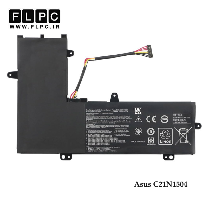 باتری لپ تاپ ایسوس Asus C21N1504 _3800mAh