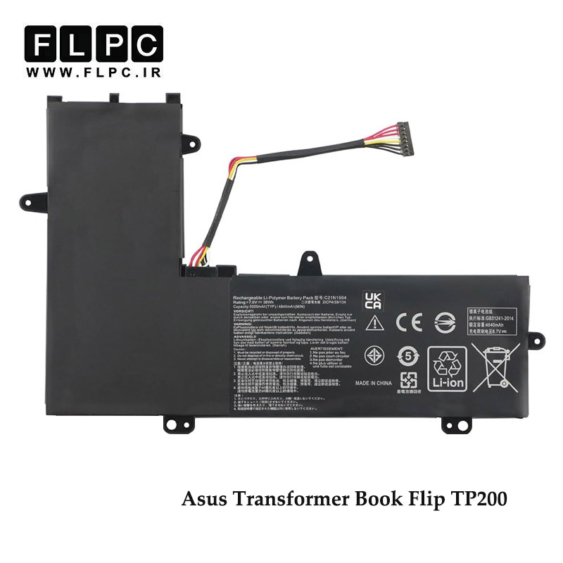 باتری لپ تاپ ایسوس Asus Transformer Book Flip TP200 _3800mAh