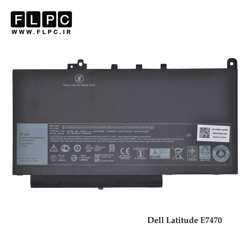 باتری لپ تاپ دل Dell Latitude E7470 _3600mAh