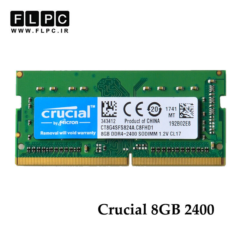 رم لپ تاپ 8 گیگ Crucial DDR4-PC4 (2400)