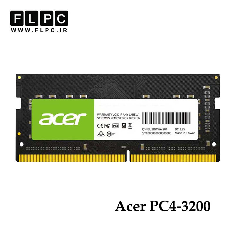 رم لپ تاپ 16 گیگ ایسر مدل Acer SD100 DDR4-PC4 3200MHz CL22