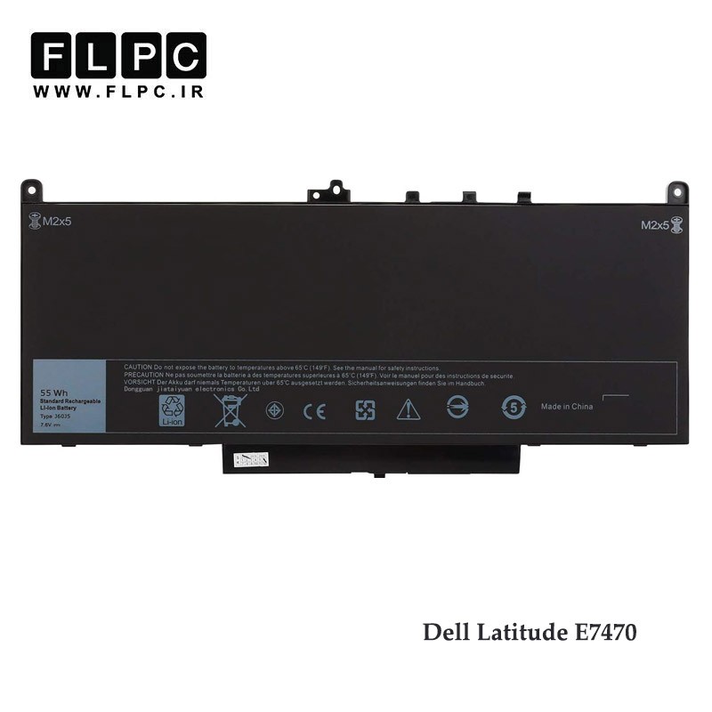 باتری لپ تاپ دل Dell Latitude E7470 _7200mAh