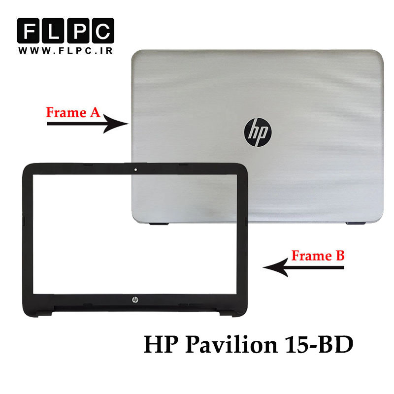 قاب پشت و جلو ال سی دی لپ تاپ اچ پی HP Pavilion 15-BD _Cover A+B