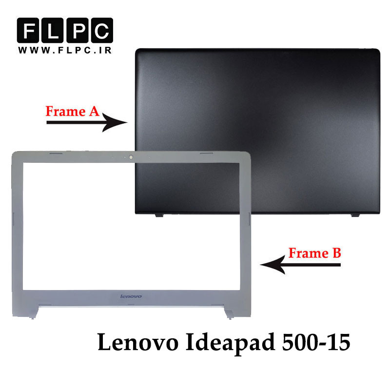 migrated_img_62499 قاب پشت و جلو ال سی دی لپ تاپ لنوو Lenovo Ideapad 500-15 _Cover A+B _Not 3D Webcam