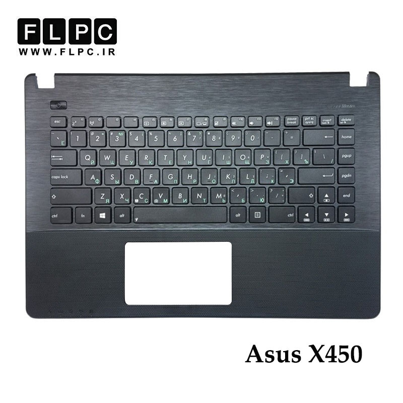 قاب دور کیبورد + کیبورد لپ تاپ ایسوس Asus X450 _Cover C + Keyboard مشکی