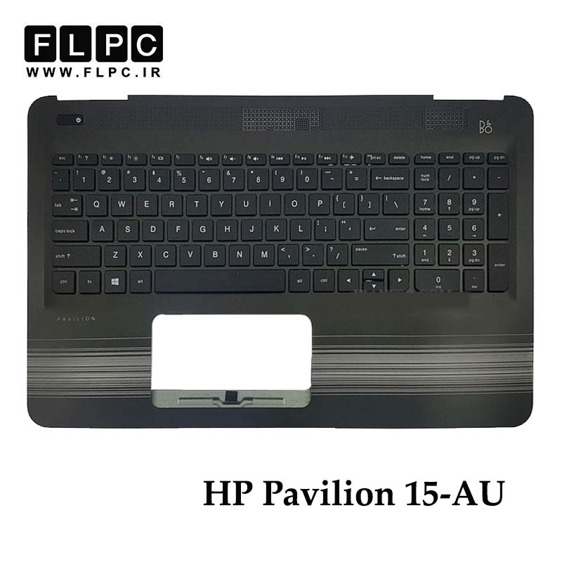 قاب دور کیبورد + کیبورد لپ تاپ اچ پی HP Pavilion 15-AU _Cover C + K.B