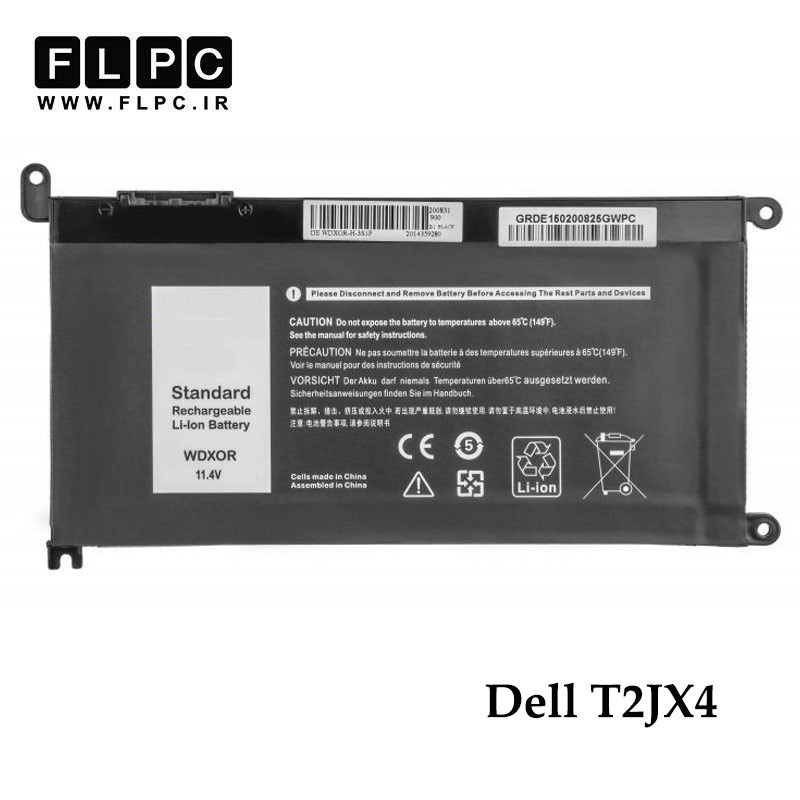 باتری لپ تاپ دل Dell T2JX4 _3400mAh