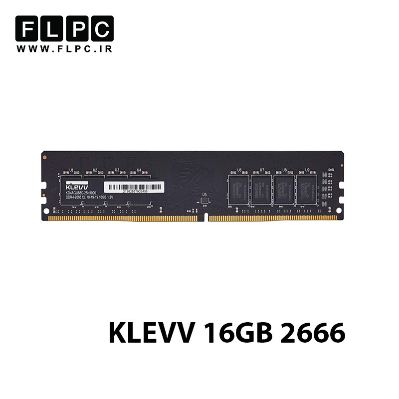رم کامپیوتر 16 گیگ KLEVV DDR4-PC4 (2666) CL19