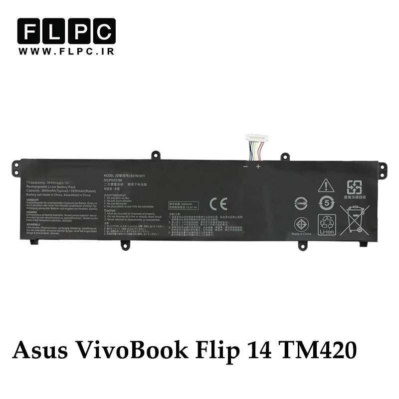 باتری لپ تاپ ایسوس Asus VivoBook Flip 14 TM420 _3600mAh
