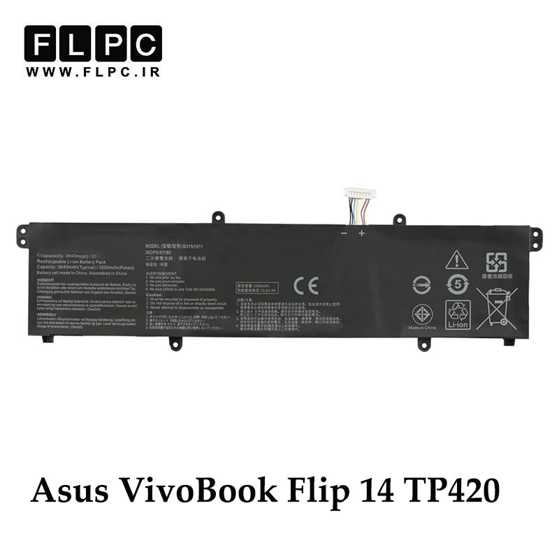باتری لپ تاپ ایسوس Asus VivoBook Flip 14 TP420 _3600mAh