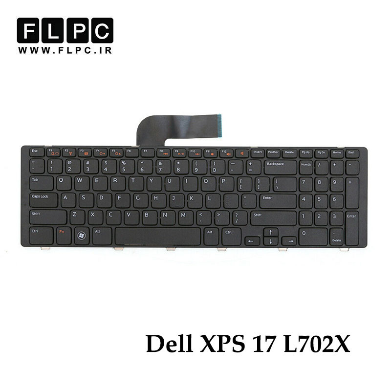 کیبورد لپ تاپ دل Dell XPS 17 L702X مشکی- با فریم