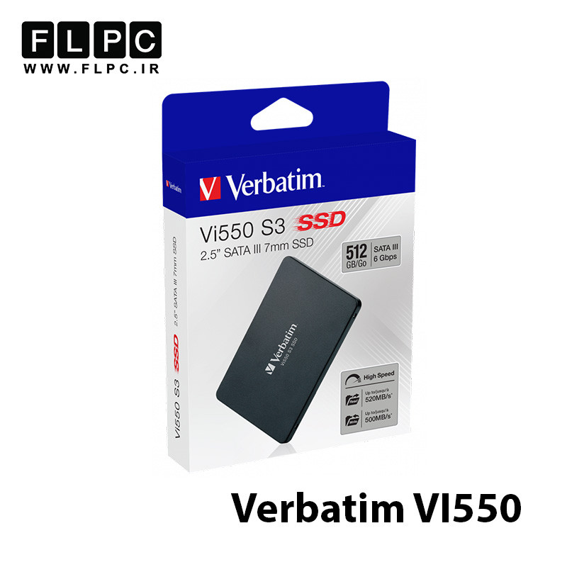 هارد SSD لپ تاپ 512 گیگابایت Verbatim مدل VI550