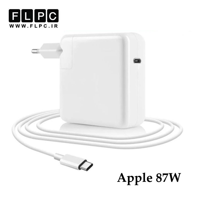 آداپتور لپ تاپ اپل Apple 20.2V 4.3A 87W _Type C با کابل