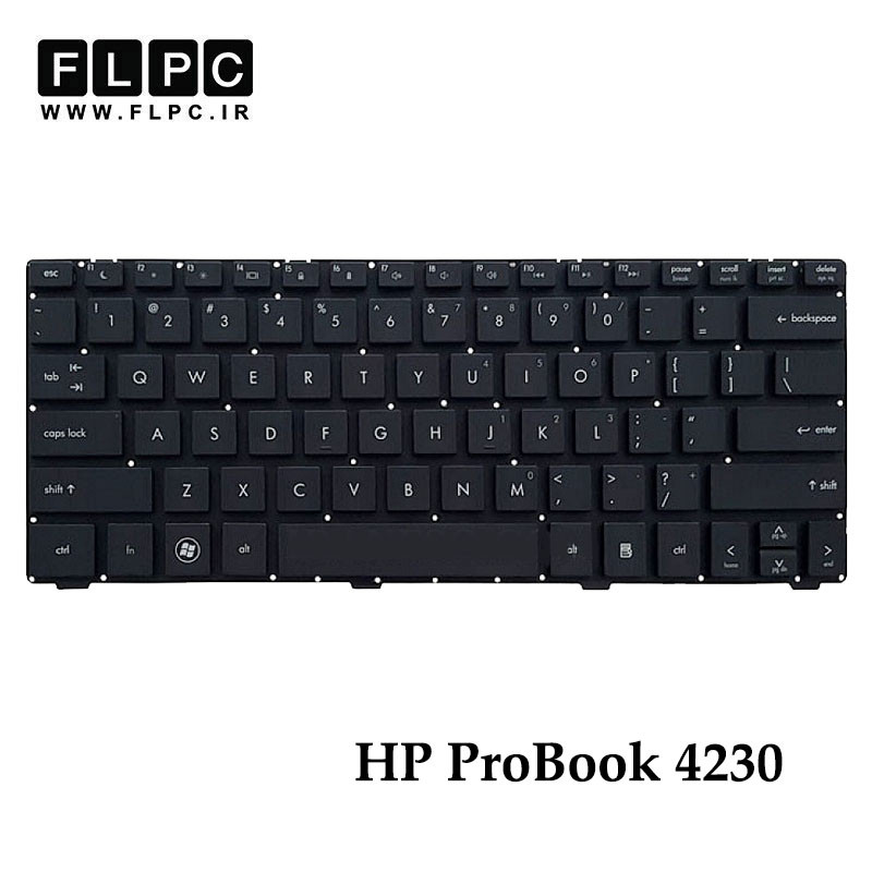 کیبورد لپ تاپ اچ پی HP ProBook 4230 مشکی- اینترکوچک- بدون فریم