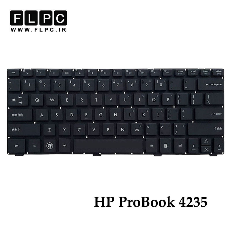 کیبورد لپ تاپ اچ پی HP ProBook 4235 مشکی- اینترکوچک- بدون فریم