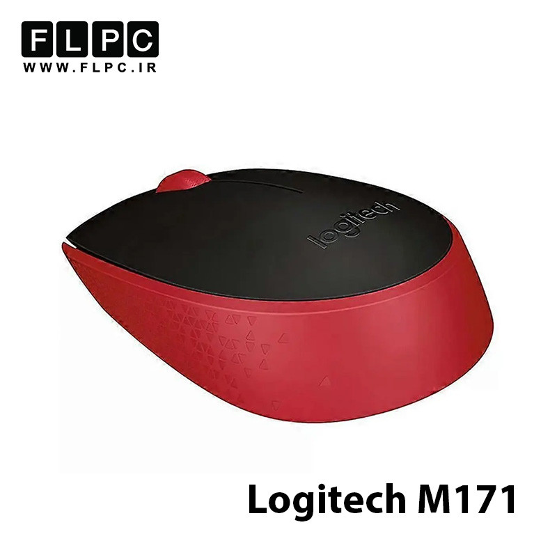 موس بی سیم لاجیتک مدل Logitech M171 قرمز- مشکی