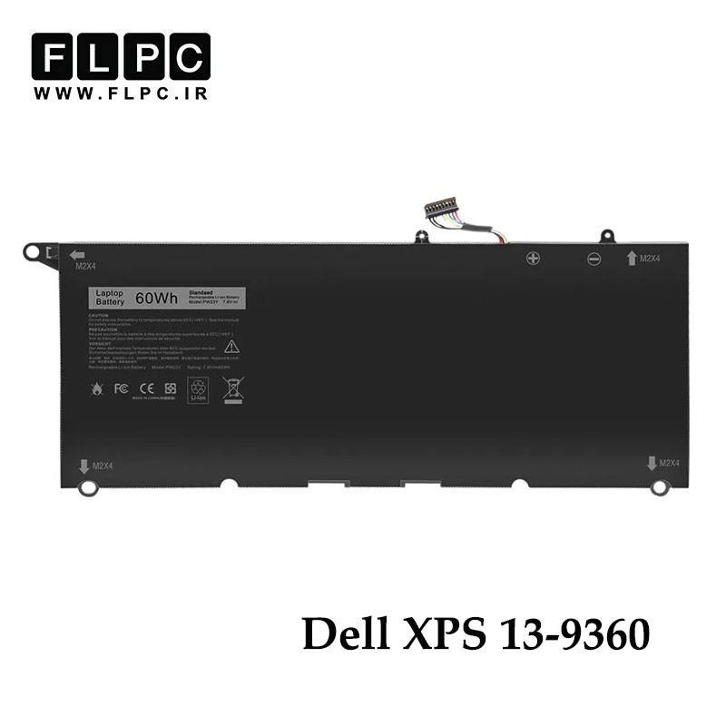 باتری لپ تاپ دل Dell XPS 13-9360 _7800mAh اورجینال