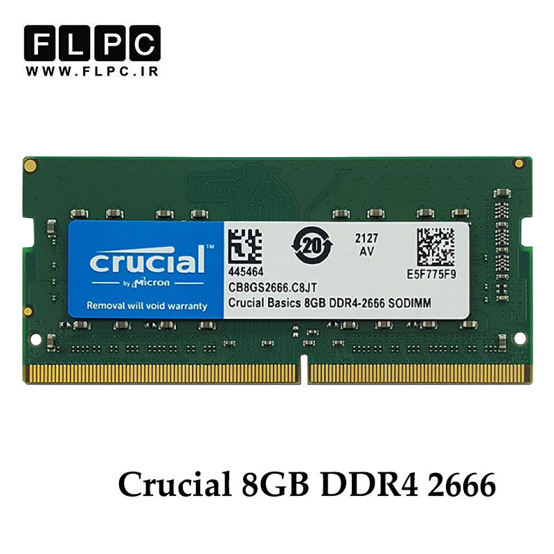 رم لپ تاپ 8 گیگ Crucial DDR4-PC4 (2666) CL19 _CB8GS2666.C8JT گارانتی یک ساله