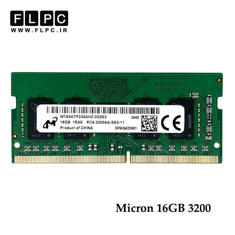 رم لپ تاپ 16 گیگ Micron DDR4 (3200) CL22 _MTA16ATF2G64HZ-3G2J1