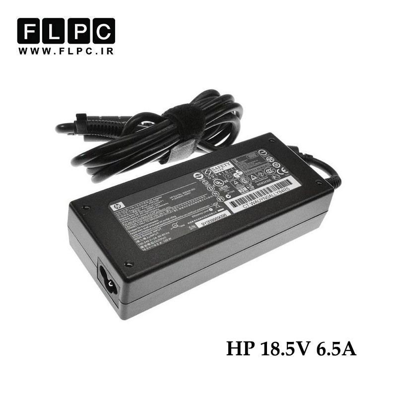 آداپتور لپ تاپ اچ پی HP 18.5V 6.5A Slim _7.4*5.0 سردلی