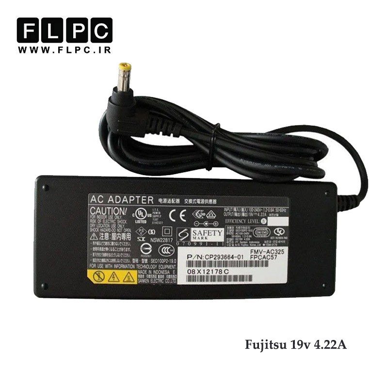 آداپتور لپ تاپ فوجیتسو Fujitsu 19V 4.22A _5.5*2.5 سرنرمال