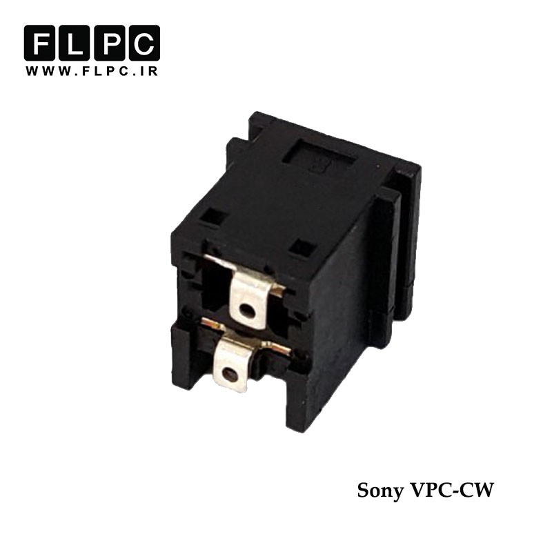 جک برق لپ تاپ سونی کابلی دو پایه خم از پشت Sony VPC-CW Laptop DC Jack  _FL353