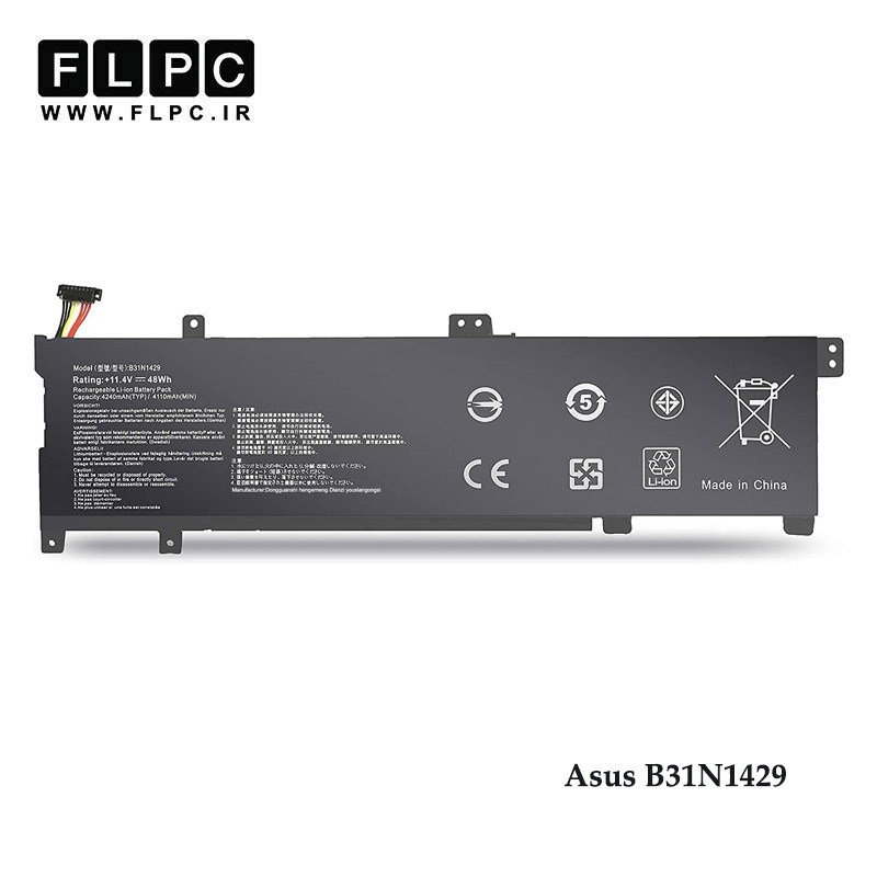 باتری لپ تاپ ایسوس Asus B31N1429 _3400mAh