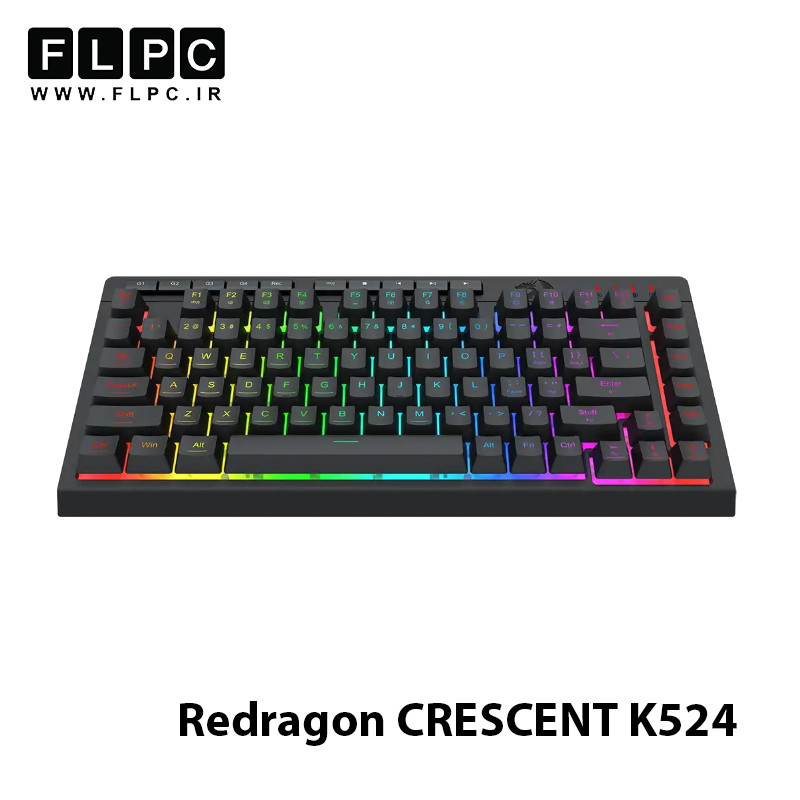 کیبورد گیمینگ ردراگون مدل Redragon CRESCENT K524