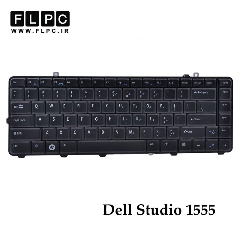 کیبورد لپ تاپ دل Dell Studio 1555 مشکی- اینترکوچک- با بک لایت