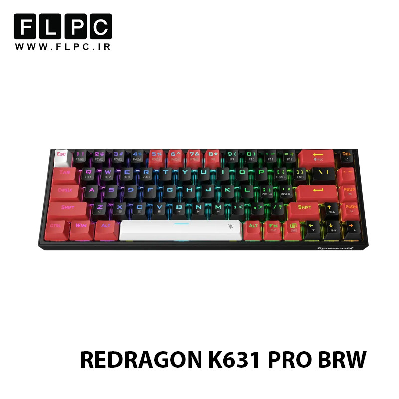 کیبورد ردراگون مدل Redragon Castor Pro K631 BRW