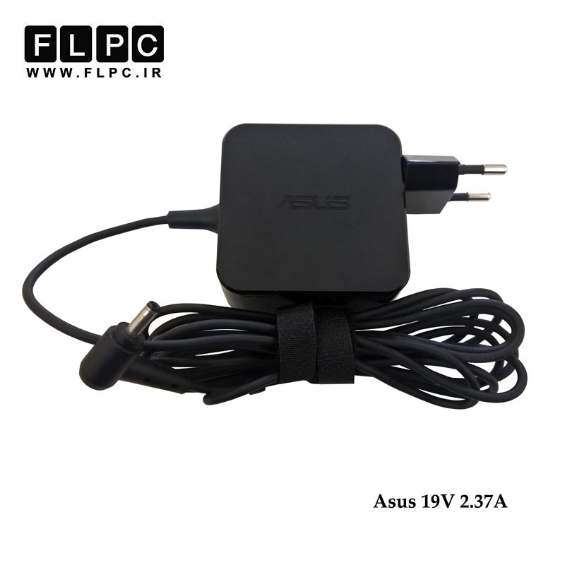 آداپتور لپ تاپ ایسوس Asus 19V 2.37A _4.0*1.35 زنبوکی سر فیش بزرگ مربعی- برند GIMO Plus