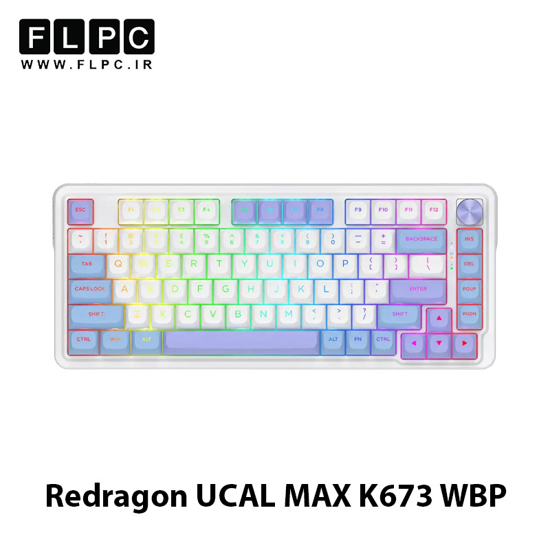 کیبورد گیمینگ ردراگون مدل Redragon UCAL MAX K673 WBP